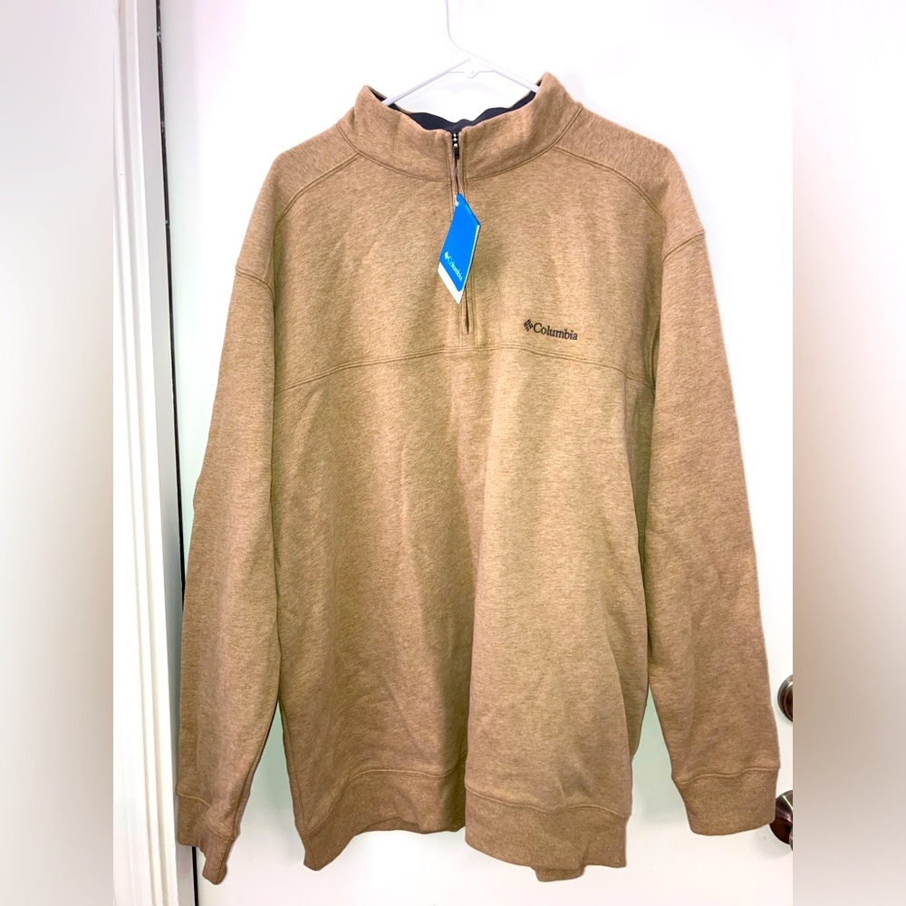 NWT Super Soft Fleece 1/4 Zip Columbia Brand Turtle Neck